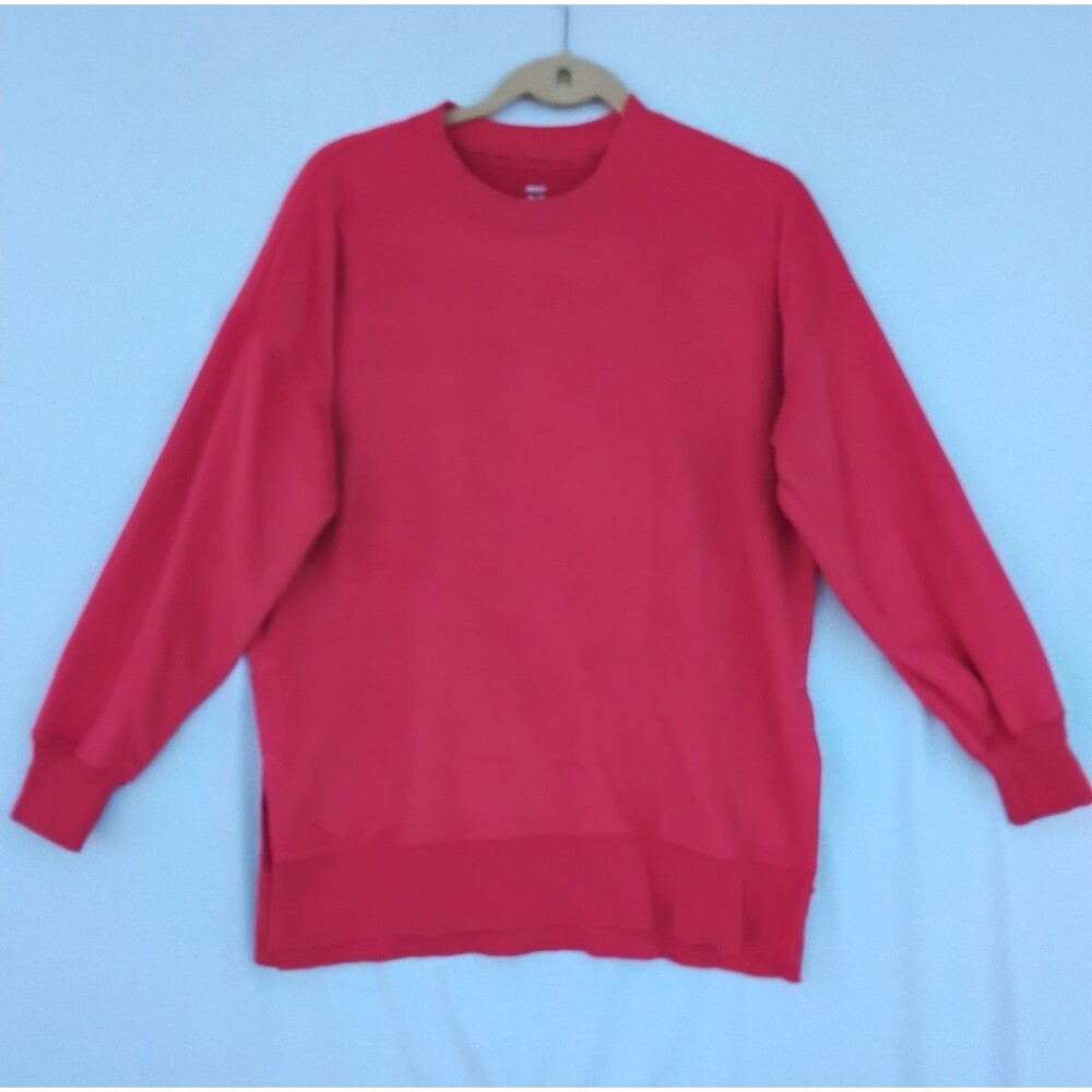 Aerie Orange Oversized Sweatshirt Womans XS Crewneck